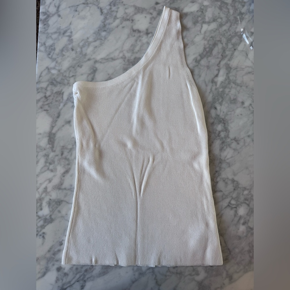 Wilfred knit one shoulder top